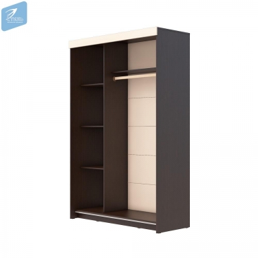 Шкаф-купе Комфорт 9-М МАГ-РИВЕР Венге/Дуб молочный