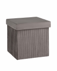 Пуф складной с ящиком Stool Group Store Square Антрацитовый