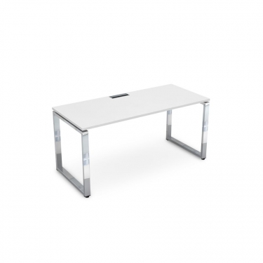 Стол рабочий, прямолинейный ALSAV GLOSS LINE НСР-О.009 Белый Премиум