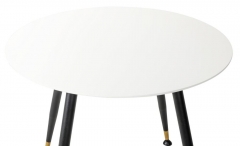 Стол R-home Месси d860 Белый со скосом