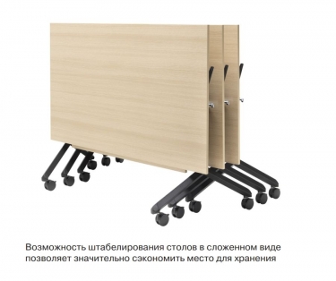 Комплект столов для тренинг-класса Profoffice SHIFT 02 Гикори Черный