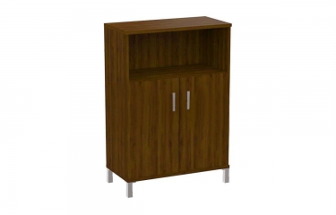 Стеллаж стекло в раме Skyland В420.7 Орех Даллас