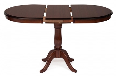 Стол раскладной Tetchair Solerno ME-T4EX дерево гевея/мдф, 70х100+29х75см, MAF Brown