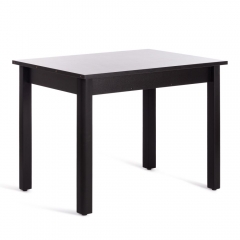 Стол Tetchair TURIA ЛДСП/HPL/МДФ, 100 х 70+40 х 75 см, Дуб морёный/чёрный