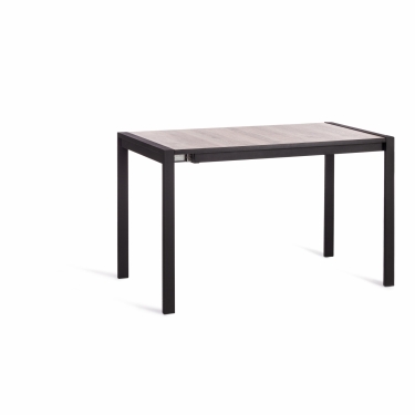 Стол Tetchair GALEON ЛДСП/HPL/металл, 110 x 70+45 x 75 см, Береза Таксус/черный