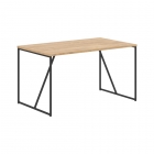 Стол письменный Skyland LOFTIS LST 1380 Дуб Бофорд/Черный
