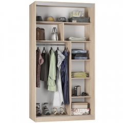 Шкаф-купе Аларти B-220х120х60-1ДСС-Белый-D10D10