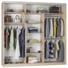 Шкаф-купе Аларти B-220х235х60-3ДКМ-D9D9D9