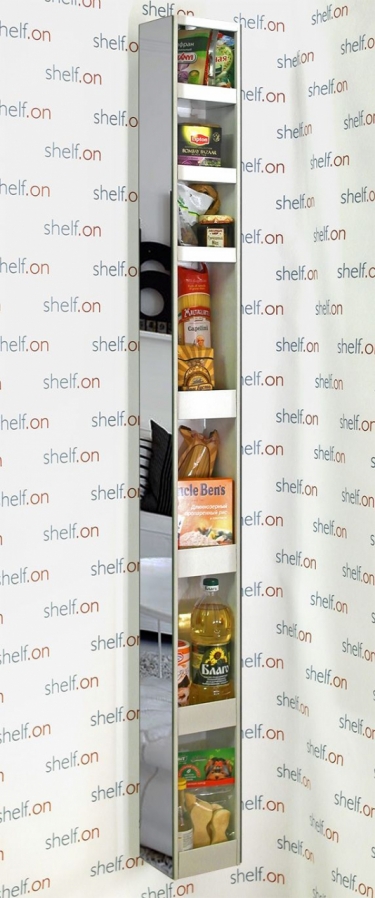 Поворотный шкаф Shelf-on в белом стекле Iglu White Белый