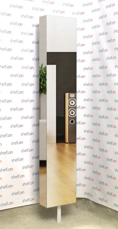 Поворотный зеркальный шкаф Shelf-on Zoom Белый