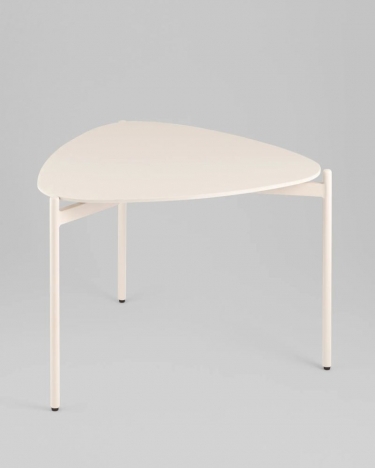 Журнальный столик Stool Group Erida керамика кремовый