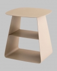 Журнальный столик Stool Group Leyre металл бежевый