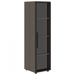 Шкаф-колонка с двумя глухими малыми дверьми левый Skyland VELION VMCS 40.4 L Нефрит Кобра