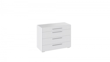Комод Трия Наоми ТД-208.04.01 Белый глянец