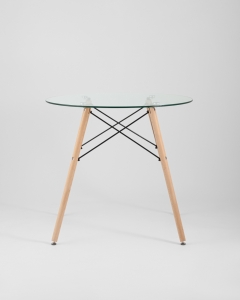 Стол обеденный Stool Group EAMES DSW Стеклянный