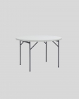 Стол круглый складной Stool Group Кейт 116 см Белый