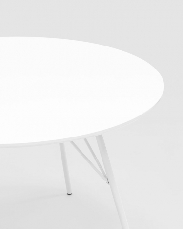 Стол обеденный Stool Group Мемфис D110 Белый