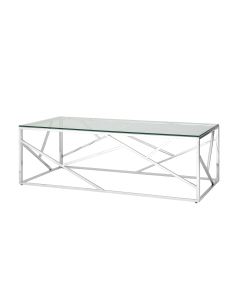 Журнальный стол Stool Group АРТ ДЕКО Серебро