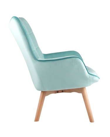 Кресло Stool group Манго, вельвет, мятный