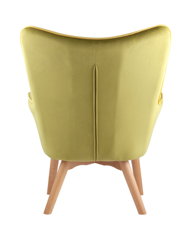 Кресло Stool group Манго, вельвет, оливковый