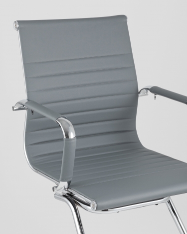 Кресло для посетителей Stool Group TopChairs Visit Серое