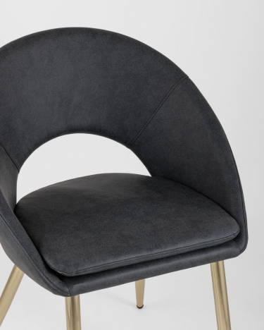 Стул Stool Group Кензи экокожа Серый