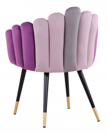 Кресло Stool Group Камелия велюр Серый