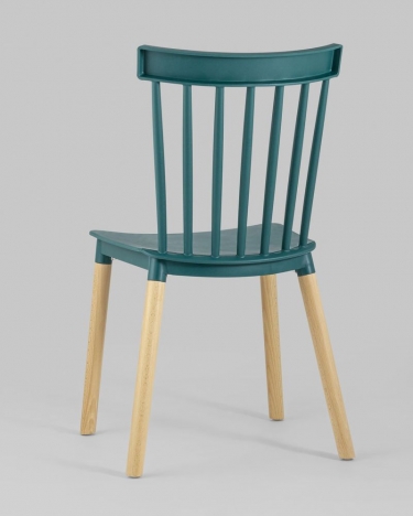 Стул пластиковый Stool Group Field Темно-бирюзовый