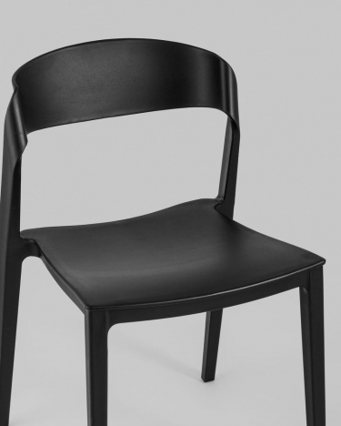 Стул пластиковый Stool Group Moris Черный