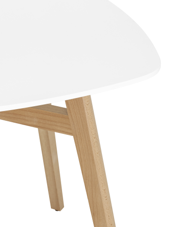 Стол обеденный Stool Group Target 80x80 Белый