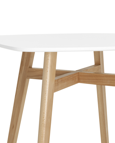 Стол обеденный Stool Group Target 80x80 Белый