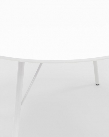 Стол обеденный Stool Group Мемфис D110 Белый