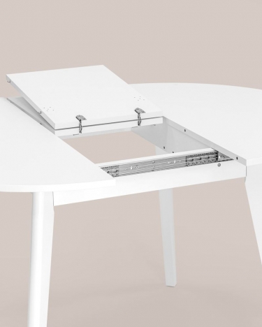 Стол раздвижной Stool Group Rondo 100-135 Белый