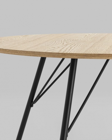 Стол обеденный Stool Group Мемфис D110 Дуб беленый
