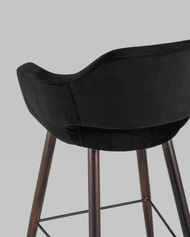 Стул барный Stool Group Саймон Б велюр Черный