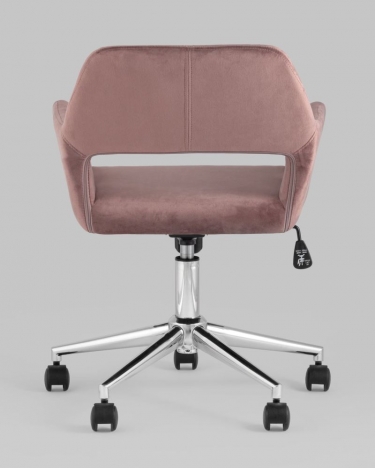 Стул офисный Stool Group Ross велюр Розовый