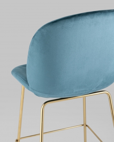 Стул барный Stool Group Beetle gold Маренго