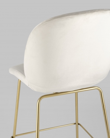Стул барный Stool Group Beetle gold Бежевый