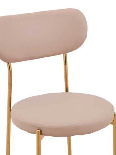 Стул Stool Group Барбара gold экокожа Бежевый