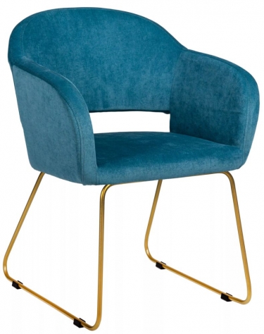 Кресло R-home Oscar Блю/ЛинкЗолот