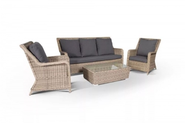 Лаунж-зона 4sis Гляссе GS3C2T-4-SET Соломенный