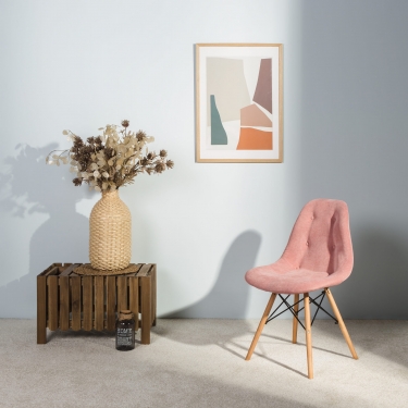 Стул R-home Eames Розов/W