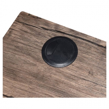 Стол на металлокаркасе BRABIX BRABIX LOFT CD-006 Мореный дуб