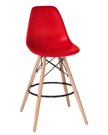 Стул барный DOBRIN DOBRIN DSW BAR Красный R-02