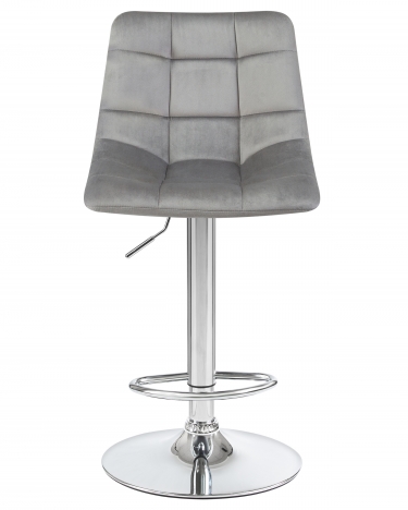 Стул барный DOBRIN DOBRIN TAILOR Серый велюр MJ9-75
