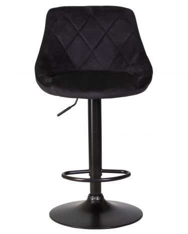Стул барный DOBRIN DOBRIN LOGAN BLACK Черный велюр MJ9-101