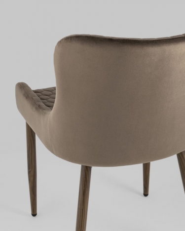 Стул Stool Group Ститч Хани велюр Коричневый