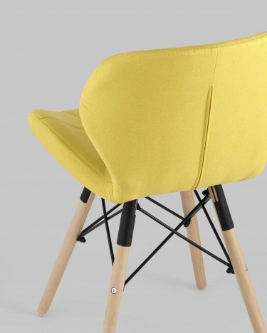 Стул Stool Group Бон рогожка Желтый