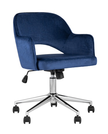 Компьютерное кресло Stool Group Кларк велюр Синий