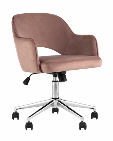 Компьютерное кресло Stool Group Кларк велюр Розовый
